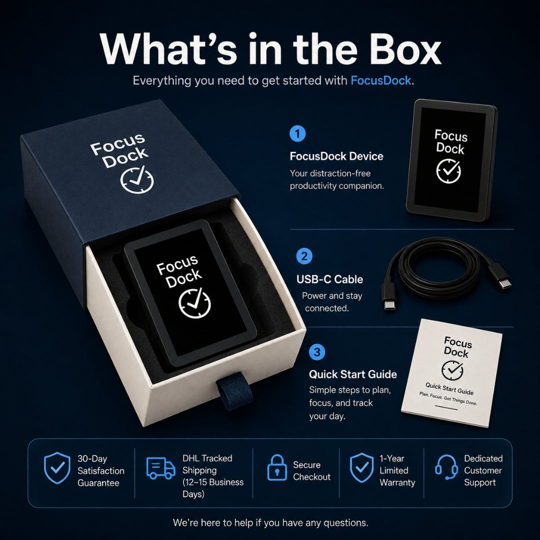 FocusDock | The Desk Companion for Deep Work