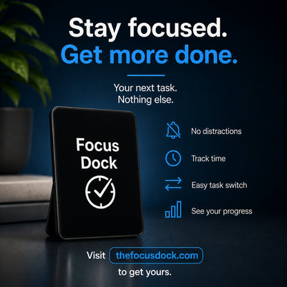 FocusDock | The Desk Companion for Deep Work